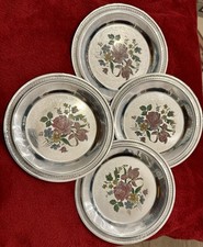 12+4 SOTTOBICCHIERI VINTAGE ACCIAIO INOX