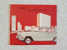 FORD CONSUL 315   Catalogue