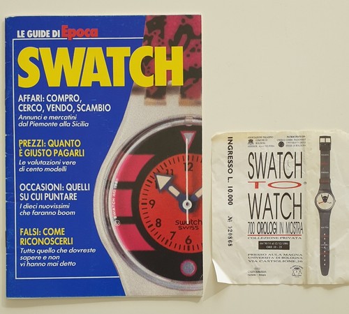 Biglietto mostra swatch - biglietto, to