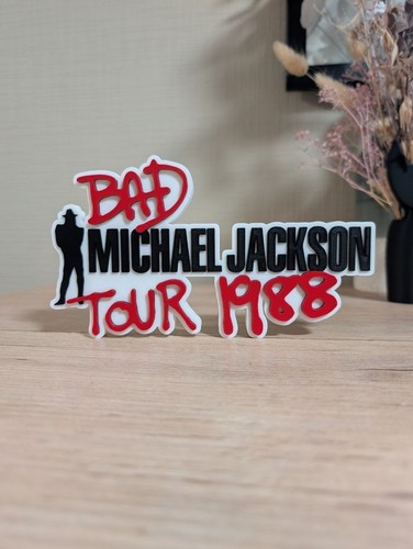 Michael jackson bad tour - michael, logo