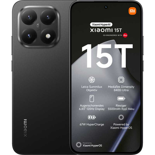 Xiaomi 15t nero black - 5g, –