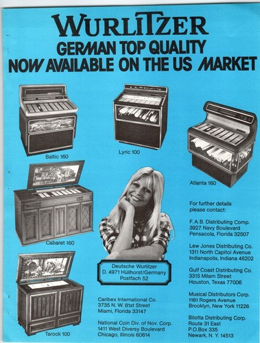 Wurlitzer phonograph jukebox - phonograph,