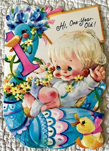 Biglietto auguri vintage - biglietto,