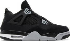 Jordan 4 tela nera taglia 14