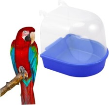 Gabbia da bagno coperta per uccelli – accessorio per pappagalli e gabbie