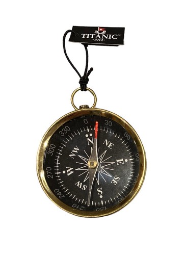 Rms titanic compass white - titanic,
