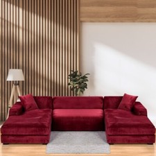 Copridivano Premium Rosso Vino U Sofa