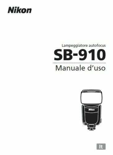 Per nikon 910 sb910 - per, manuale