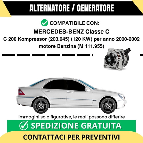 Alternatore mercedes benz - alternatore, mercedes-benz