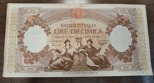 10000lire capranesi dante - capranesi,