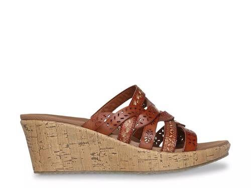 Sandali donna zeppa skechers - sandali,