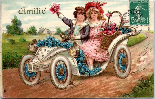 Fantaisie carte postale - -,