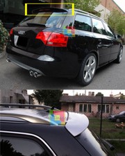 AUDI A4 B6 B7 2001-2007 AVANT SPOILER POSTERIORE - ALETTONE SUL TETTO LOOK SLINE