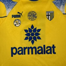Rara maglia calcio away originale Parma 1995/1996/1997 basic manica lunga media