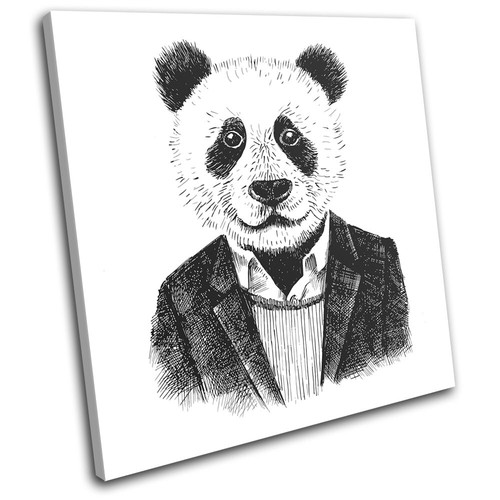 Hipster animals panda - animals,
