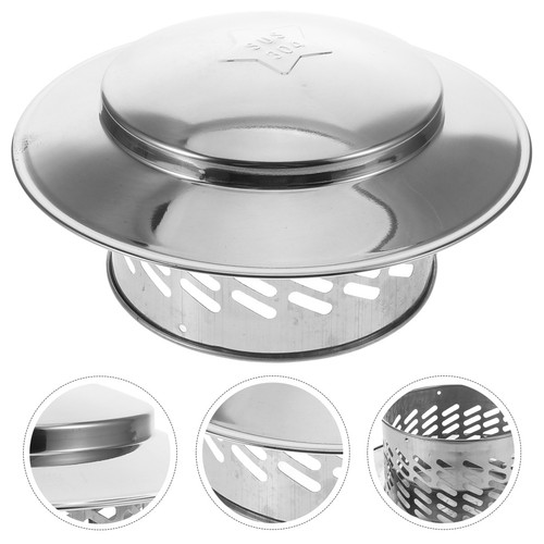 Tappo tondo per camino - , in