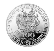 ARCA DI NOE 1/4 OZ ARMENIA 2024 ARGENTO PURO 999 NUOVO IN CAPSULA 