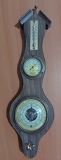 BAROMETRO VINTAGE IN LEGNO IN