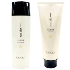 Lebel IAU SERUM Shampoo Detergente 200ml&Crema Trattamento 200mL Set FedEx