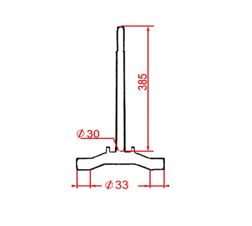 290191 piantone piastra - 290191, testa