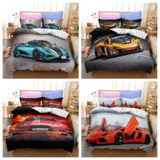 🔥2025⭐ Set lenzuola copripiumino auto camera da letto federa singolo matrimoniale