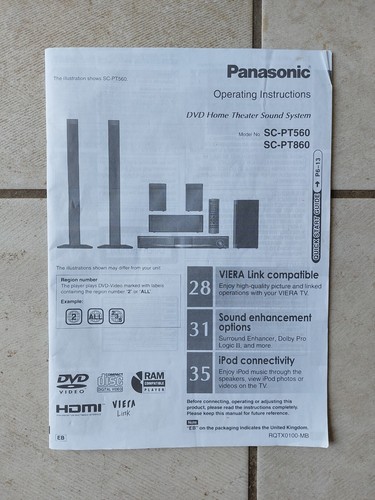Panasonic manuale istruzioni - panasonic,