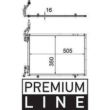 CONDENSATORE RADIATORE ARIA