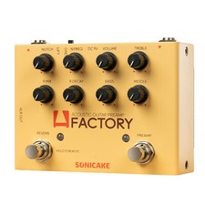 SONICAKE A Factory Acustica Analogica Digitale Reverb Chitarra Effetti Pedale IT