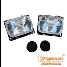 Coppia Fanali Fari Proiettori per Trattore Fiat New Holland Rif. 5138349