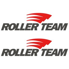 2 x ROLLER TEAM 65cm x 17cm adesivi sticker camper caravan