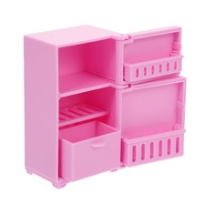  1pz Frigorifero Miniatura Mini Casa Frigorifero Modello Piccolo Fai da Te Mobili