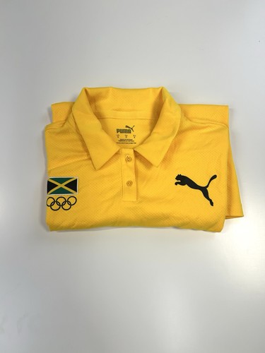 Polo olimpica gialla puma - polo,