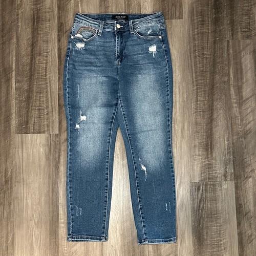 Jeans judy blu arcobaleno - jeans,
