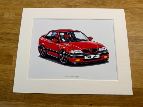 Disegno auto rover 220 - 220, gsi/gti