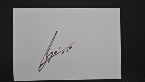 Lionel messi autografo scheda - messi,