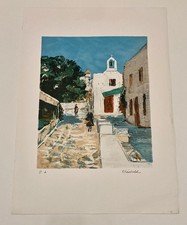 Lithographie Signée Renée
