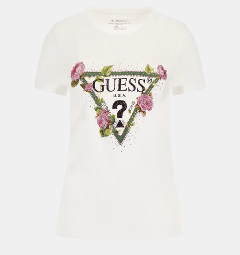 Shirt donna guess - t-shirt, cotone