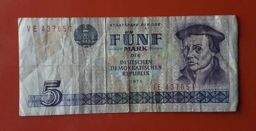 Banconota mark 1975 - 5,