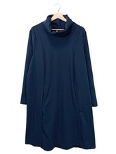 SHEEGO Abito a maniche lunghe Donna Abito Taglia IT 52 blu stile casual