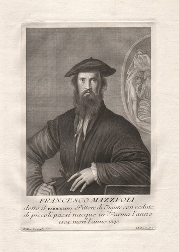 Parmigianino pittore incisione - parmigianino,