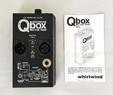 Whirlwind QBOX rev 2 - Tester di linea audio multiuso/generatore di tono di prova
