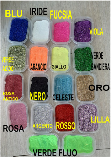 Glitter polvere colorante - glitter,