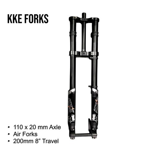 Forcella pneumatica bici kke - forcella,