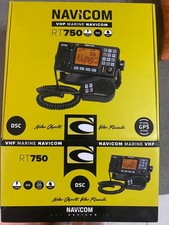 RICETRASMITTORE vhf marine navicom rt 750 pari nuovo RICETRASMITTENTE 