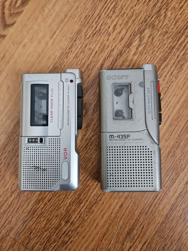 Two sony hand - sony, cassette