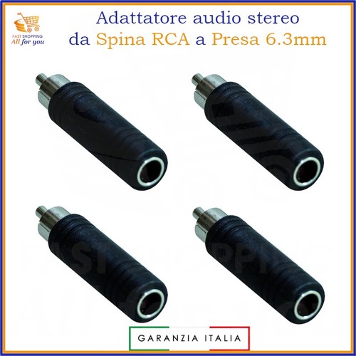 Adattatore rca jack stereo - adattatore,