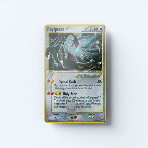 Rayquaza gold star deoxys - gold,