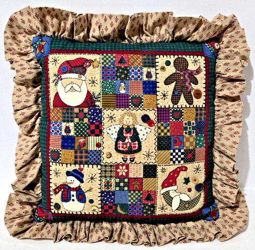 Cuscino natalizio fatto mano - cuscino,