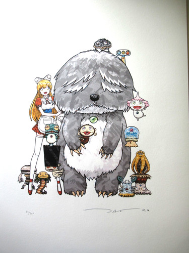 Takashi murakami litografia - takashi,
