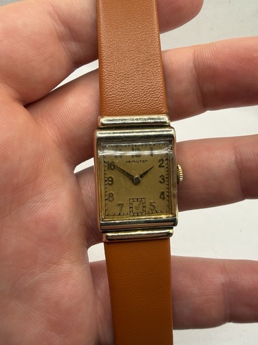 Vintage hamilton 14k gold - hamilton,